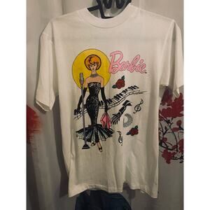 1995 JERRY LEIGH MATTEL BARBIE T-SHIRT NOS Single Stitch OSFA NEW WITH TAGS